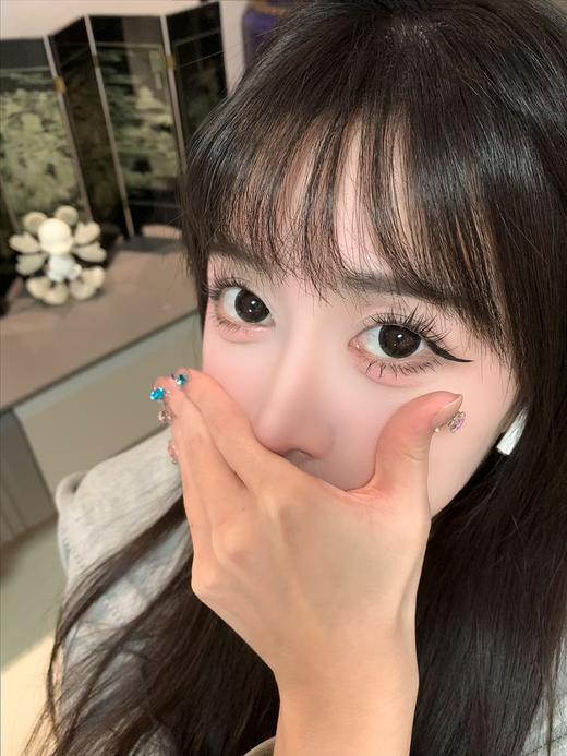 pfgirlcon半年抛 水光大黑/水光大巧 14.5mm 着色巨大14.2 两片装 商品图5