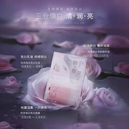 阿芙白月光美白淡斑油敷膜（1g+0.35ml+25ml）*6片/盒【三特证】 商品图1