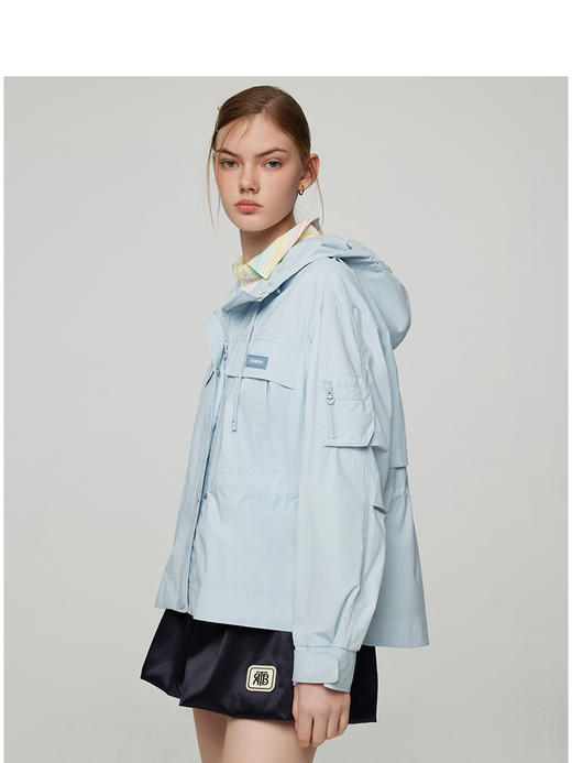 TeenieWeenie小熊字母连帽外套女夏季女外套TTJJ252302T 商品图1