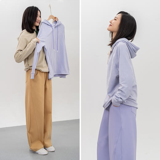 [男女同款 情侣衫] 超级软糯 自发热打底衫 抗菌 抗静电 抗起球连帽卫衣 商品图1