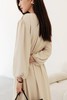 Le Malene 米色圆领优雅连衣裙 15277 商品缩略图2