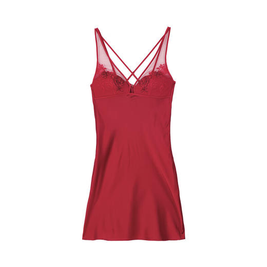 【3F】安莉芳桑蚕丝v领吊带短裙女士家居裙 EL00816 商品图2