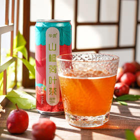 【甄选】山楂荷叶茶植物饮料清爽解腻酸甜可口配料干净310ml*8罐