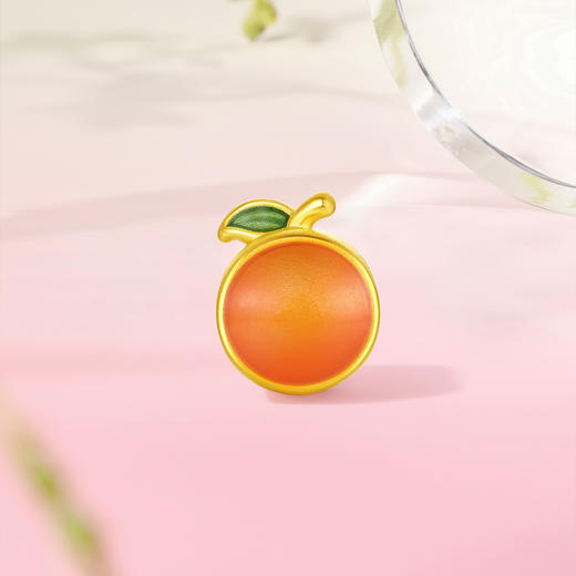 周六福黄金转运珠女款5d硬金定价水果派对吉祥小水果路路通 商品图4