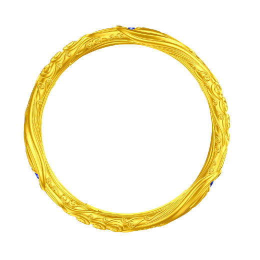 哪吒乾坤圈！2025喀麦隆环形镀金镶嵌银币！ 商品图3