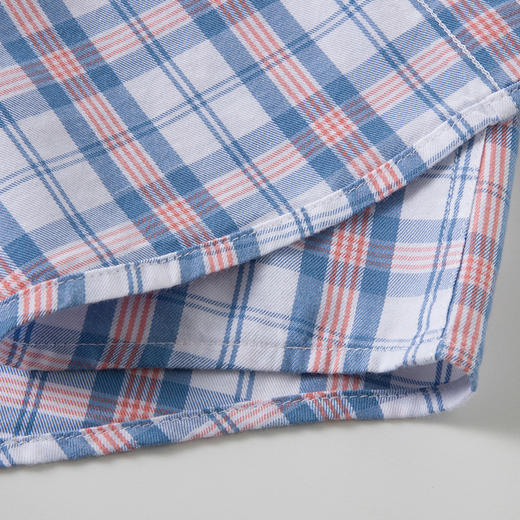 【莱赛尔棉】罗蒙男士经典格子长袖衬衫商务通勤休闲简约透气舒适时尚百搭男衬衣 商品图6