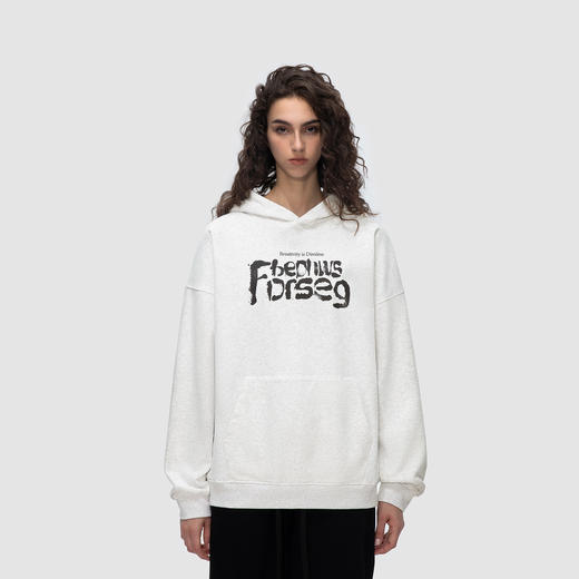 FDR 原创国潮涂鸦印花重磅连帽卫衣男女春秋美式高街情侣上衣帽衫 商品图0