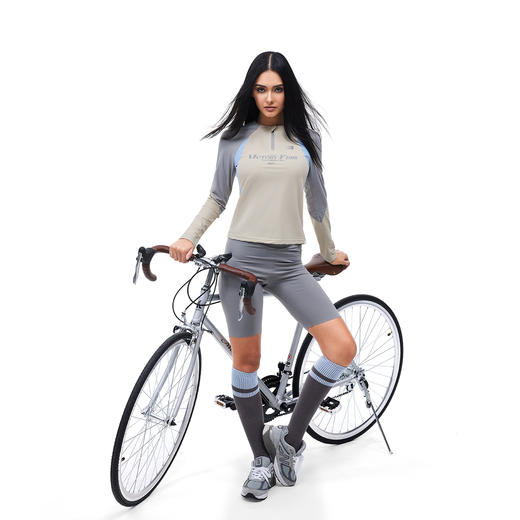 【178元任选3件】FDR官方店 撞色插肩速干长袖t恤男女春季户外运动情侣骑行服上衣 商品图2