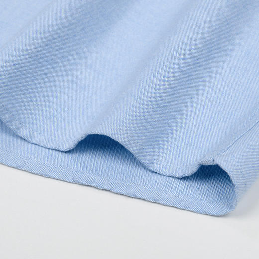 【牛津纺】罗蒙男士春秋款长袖衬衫百搭舒适纯色休闲上班通勤经典翻领男衬衫 商品图13