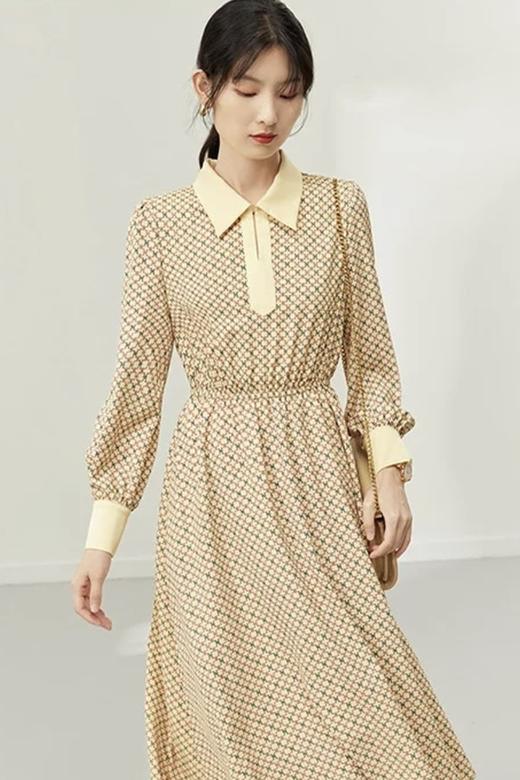 SENTUBILA尚都比拉 翻领法式优雅连衣裙 15353 商品图2