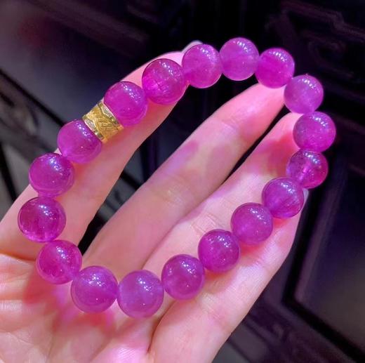 10mm-11mm单圈紫碧玺手链 商品图2