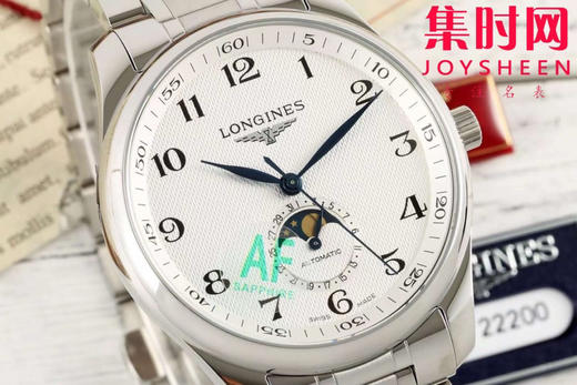 AF浪琴名匠月相系列 四针月相 名匠月相42mm 自动机械 男士腕表
机芯：搭载改L899.5 商品图2