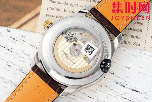 AF浪琴名匠月相系列 间金款 四针月相 名匠月相42mm 自动机械 男士腕表
机芯：搭载改L899.5 商品图5