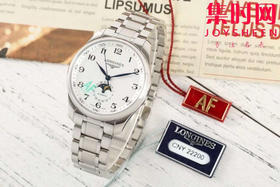 AF浪琴名匠月相系列 四针月相 名匠月相42mm 自动机械 男士腕表
机芯：搭载改L899.5