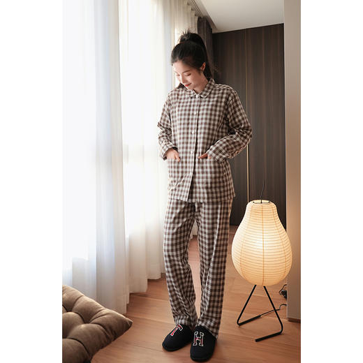 【爱侣宅家服】 双层纱家居服情侣款 纯棉材质 轻薄透气 花样款式 男女可选 商品图6