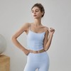 跃牌【轻匀系列】NS新款裸感运动背心双面锦舒适上衣女新潮牌褶皱健身吊带瑜伽文胸WX1252 商品缩略图1