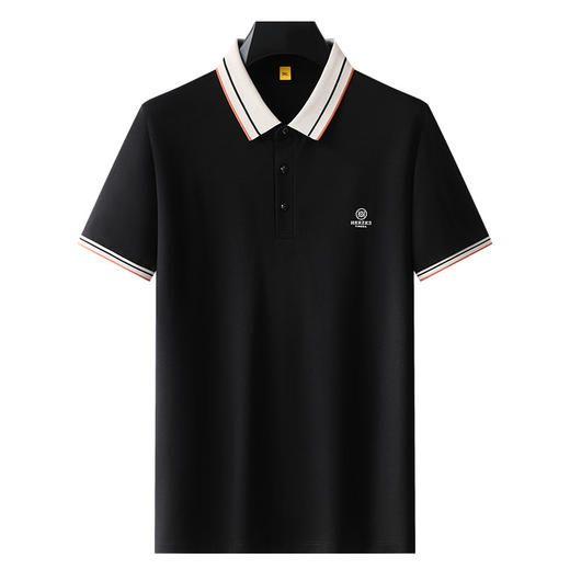 【桑蚕丝】【DG】大依优型大码短袖polo衫高端休闲桑蚕丝夏季轻奢男装加大码T恤胖子 商品图5