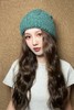 Say Something 冬季保暖麻花针织绿色帽子 21265 商品缩略图0