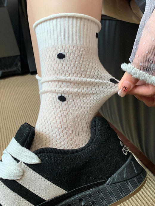 波点网眼中筒袜6双(z
锁 商品图1