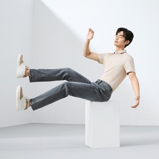 【含莱赛尔】柒牌直筒牛仔裤男2025春季新款休闲百搭男士水洗长裤128H72610 商品图3