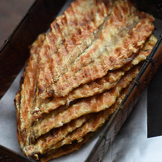 买5袋发6袋【丹东现烤鮟鱇鱼片】 柔韧不柴  又鲜又嫩 110g/袋丨零食 商品图1