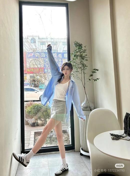 敲软！复古德训鞋女韩版系带平底休闲板鞋运动阿甘鞋 商品图6