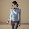 跃牌【轻匀系列】NS瑜伽服上衣加厚薄绒立领瑜伽运动外套女高级感修身健身服WT1610 商品缩略图2