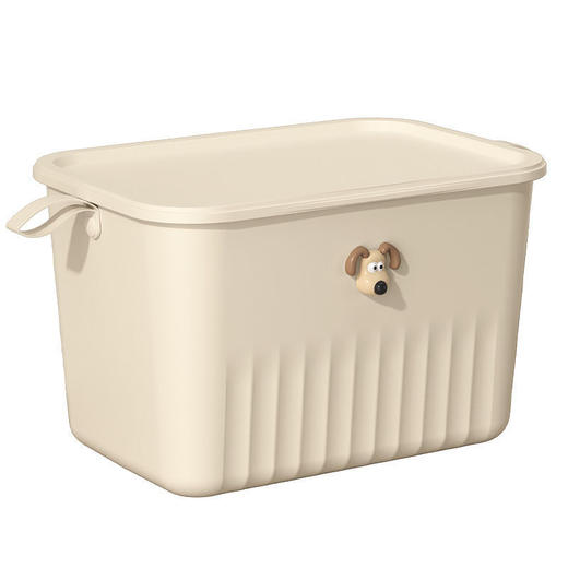 新款收纳箱家用塑料整理箱衣服大容量储物箱子零食玩具收纳盒带盖 商品图4