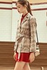OECE CHIC个性字母格纹西装外套 15393 商品缩略图1