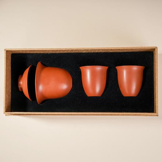 《鸿运》建水紫陶盖碗品杯套装 商品图1