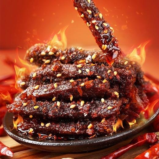 【3包更划算！麻辣牛肉】四川特产甄选进口草饲牛肉，肉质劲道肉质紧实，香香辣/卤辣/麻辣牛肉干100g，休闲网红零食批发即食小吃QQ 商品图3