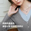 【严选】诗凡黎羊毛混纺假两件撞色V领针织开衫女上衣高级洋气25春季新款7G2231431 商品缩略图2