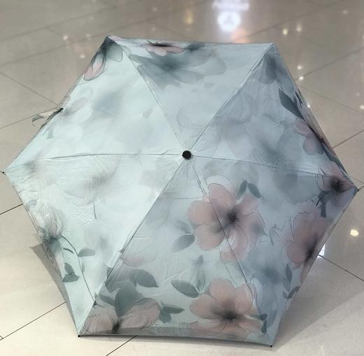 优品堂『墨羽』五折双层超轻肤感软糯布黑胶遮阳伞 商品图6