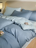 【品牌直发】加倍生活  全棉提花纯色四件套  高密细腻 AB双版 品质套件 商品缩略图5