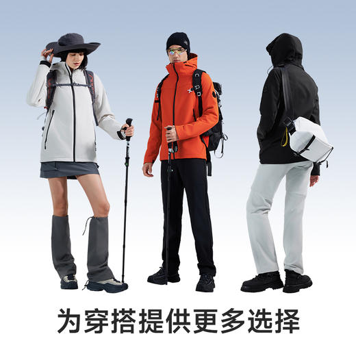 素湃Supield防风防雨软壳衣户外多功能轻量春季保暖夹克弹力外套  SS5496 商品图1