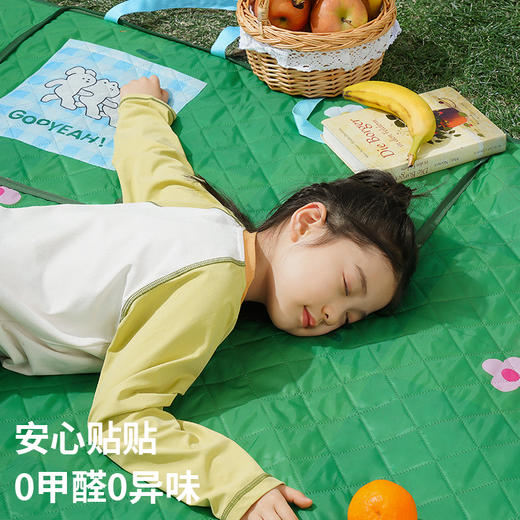 【云优选】TOI图益儿童手提包地垫野餐垫双层收纳包户外折叠便携 商品图2