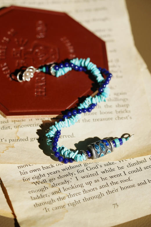 民族民族｜绿松青金手链 商品图4