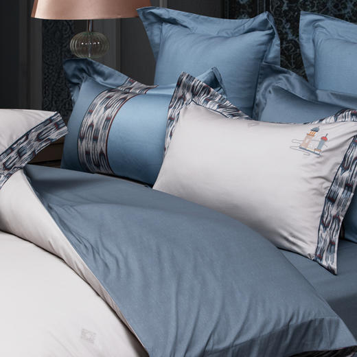 多喜爱 大美新疆西域系列全棉四件套 喀什印象 【精美刺绣】【宽边工艺】【芬纳诺抗菌】【礼盒包装】 商品图1