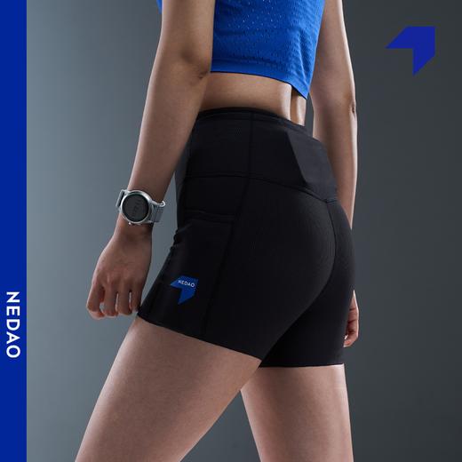 NEDAO内道汗隐痕条纹紧身半弹春夏新款女士运动训练一分跑步短裤 商品图1