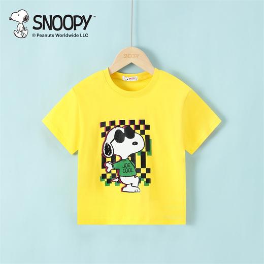 【特价清仓59.9/3件】SNOOPY史努比童装儿童短袖T恤夏季男女童时尚纯棉上衣110-150cm 商品图3