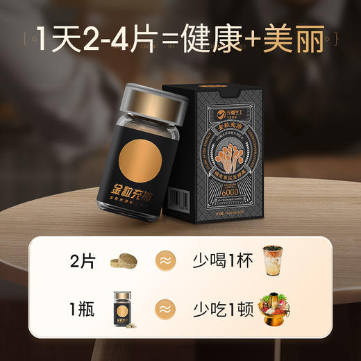 2瓶 【送1瓶4000虫草素】【蛹虫草片】蛹虫草素≥8000ug/g 高含量 入肺入肾呵护健康 商品图2
