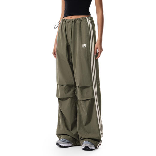 FDR官方店 美式运动R字织带伞兵裤男女夏季抽绳收脚情侣直筒长裤 商品图1