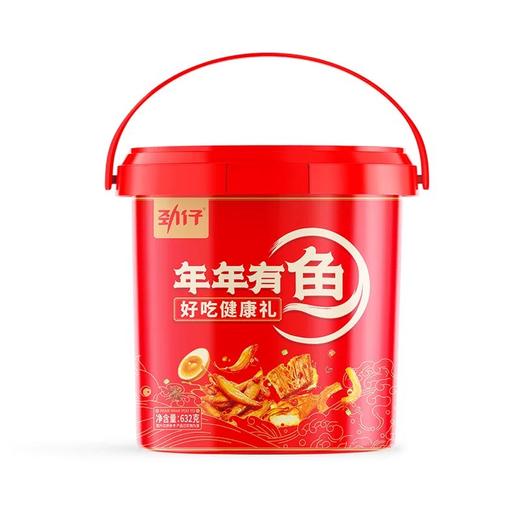 【休闲零食】劲仔年年有鱼礼桶  632g/桶 商品图2