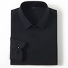 【莱赛尔弹力面料】罗蒙春秋男士经典翻领纯色长袖衬衫舒适百搭通勤上班职业男衬衣 商品缩略图2