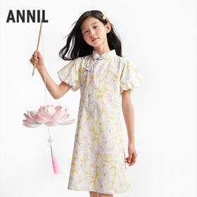 女童短袖连衣裙夏季新款安奈儿童装小程序专享EG523089