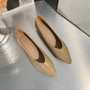 女士平底软尖头单鞋春夏百搭舒适休闲浅口柔皮奶奶女单鞋34-41 商品缩略图4