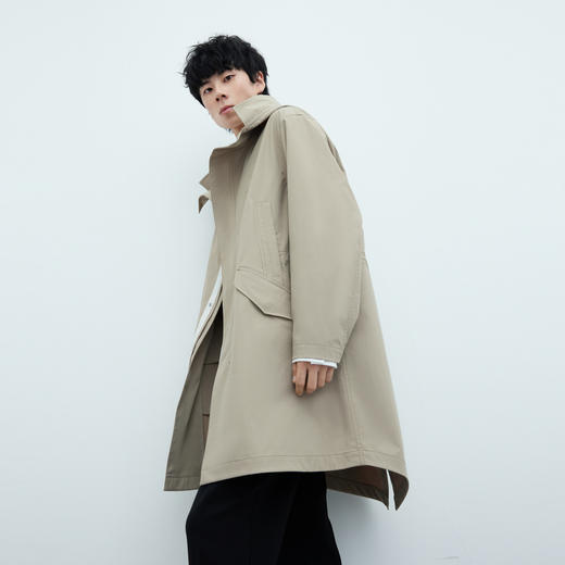 【男装】【商场同款】麦檬春秋中长风衣9F2160051 商品图2