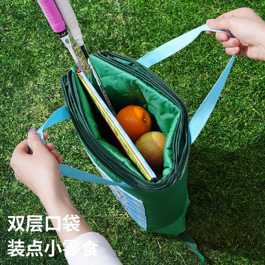【云优选】TOI图益儿童手提包地垫野餐垫双层收纳包户外折叠便携 商品图4