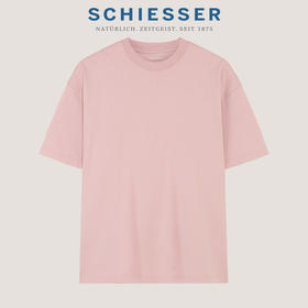 （男女皆可穿哦）SCHIESSER舒雅中性款时尚外穿圆领短袖宽松上衣3Z/24990U