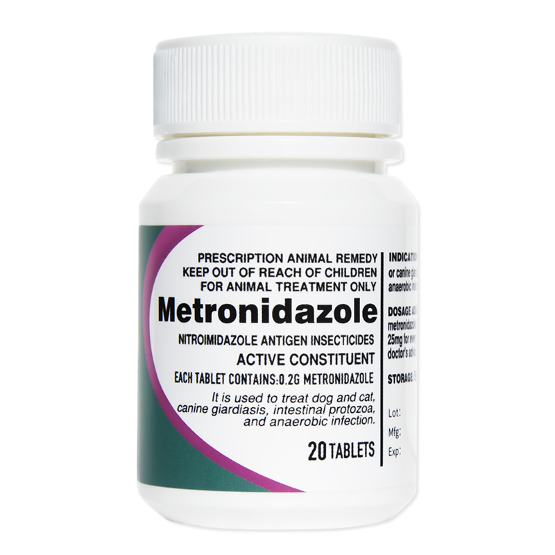 合宠甲硝唑猫狗肠胃牙周炎口腔腹腔感染子宫蓄脓呕吐拉稀贾第虫滴